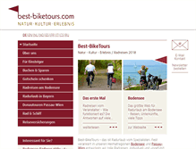 Tablet Screenshot of best-biketours.com